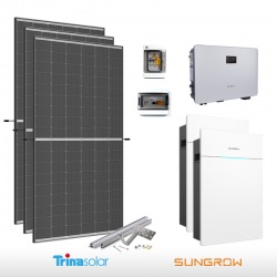 KIT FOTOVOLTAICO 6.1 KW TRINA SOLAR – SUNGROW CON ACCUMULO DA 10.24 KWH (COMPLETO)