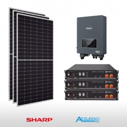 KIT FOTOVOLTAICO 6 KW SHARP – ZCS CON ACCUMULO DA 7.2 KWH