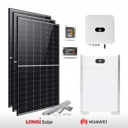 KIT FOTOVOLTAICO 8.1 KW LONGI SOLAR – HUAWEI CON ACCUMULO 10 KWH (COMPLETO)