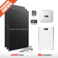 KIT FOTOVOLTAICO 7.9 KW LONGI SOLAR – HUAWEI CON ACCUMULO 10 KWH (COMPLETO)