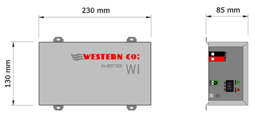 Western-Co WI400-24 – Inverter stand alone 400VA 24V