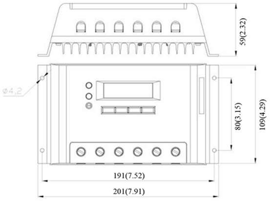 EP Solar RES3048 – Dimensioni