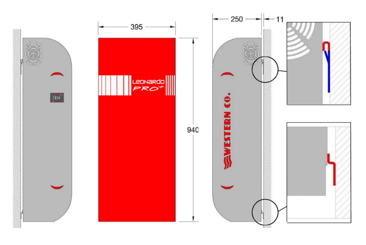 Dimensioni e peso Leonardo Pro 3000/48