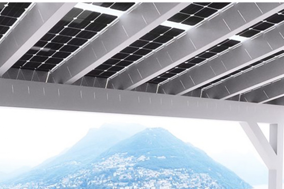 SOLARWATT VERANDA SYSTEM – PENSILINA FOTOVOLTAICA
